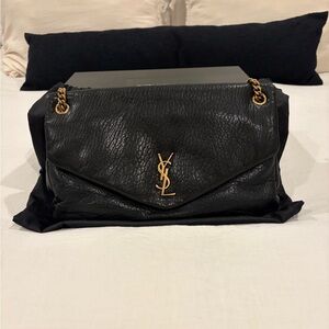Yves Saint Laurent Calypso Black Shoulder Bag